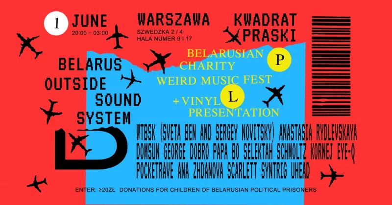 Дабрачынны фестываль Belarus Outside Sound System у Варшаве