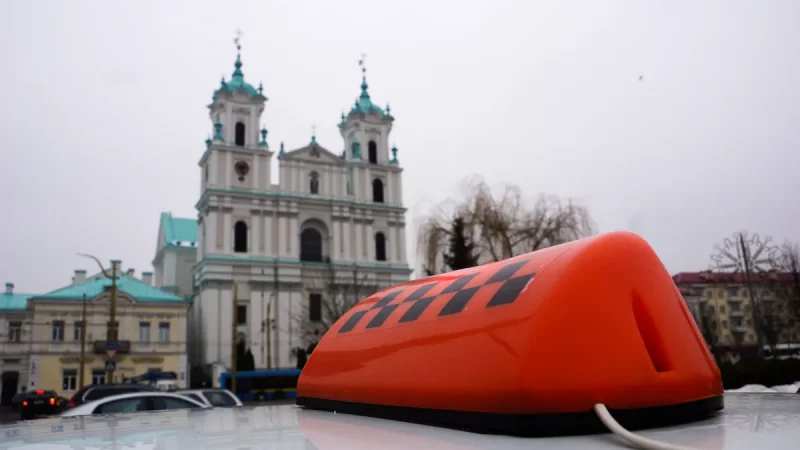 Такси в Гродно. Фото из архива Hrodna.life