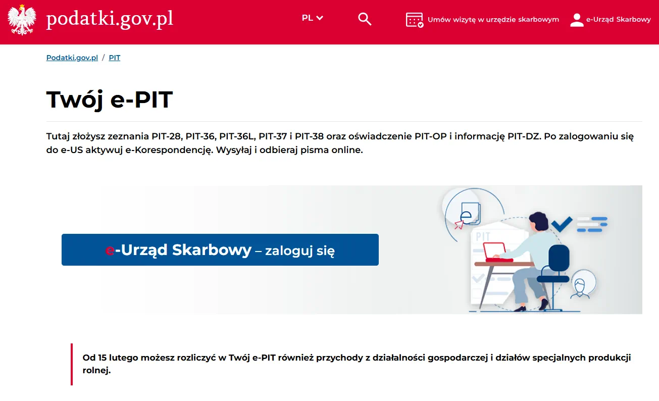 как подать налоговую декларацию PIT в Польше