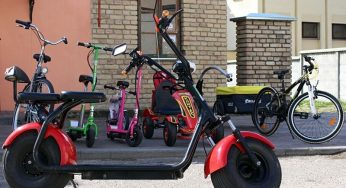 В Гродно появился новый велопрокат с электросамокатами