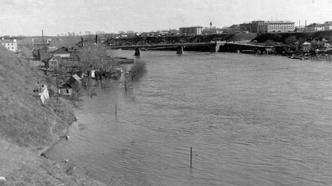 Большое наводнение на Немане: как затопило Гродно в 1958 г.