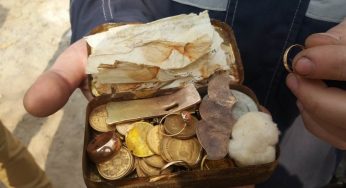 Найденый в центре Гродно клад оценили в 19,5 тысяч долларов