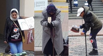 На Советской на место уличных музыкантов пришли попрошайки