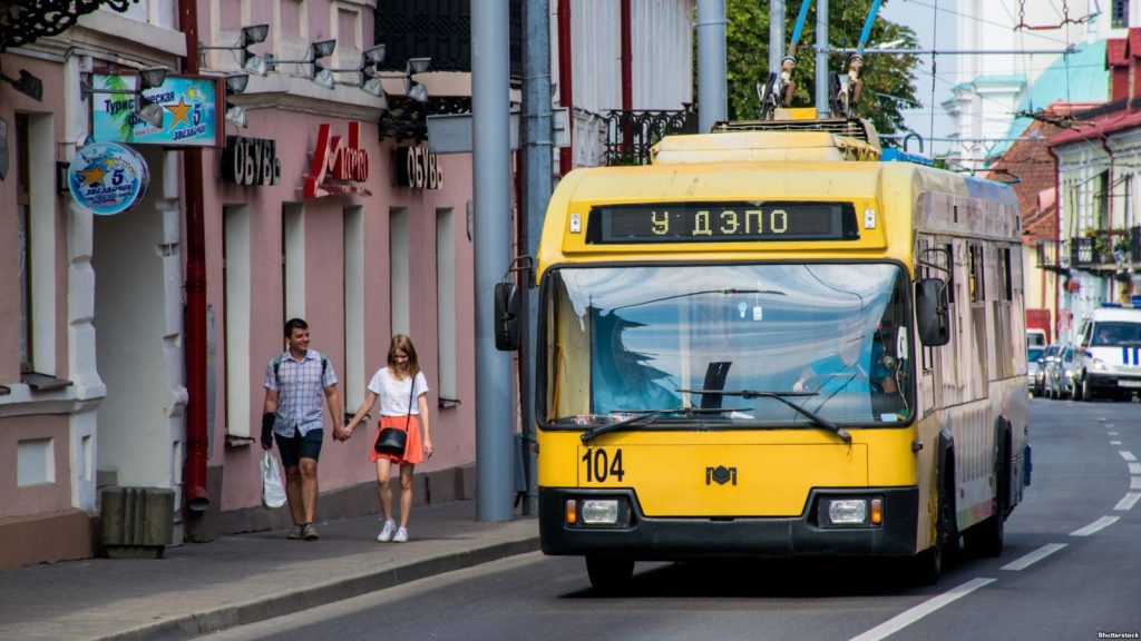 В Гродненской области запретили символику в общественном транспорте