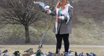 Гродненцы в последний день зимы. Фото