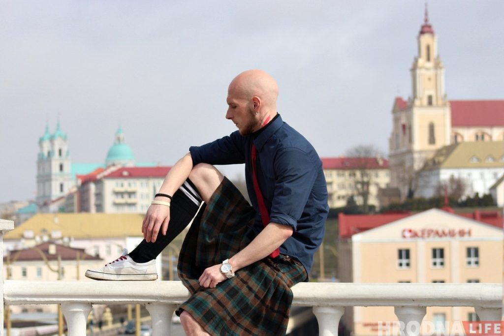 «Надел килт и понял, что это моё». Гродненец рассказал, почему носит "юбку" 