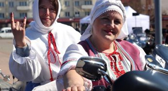 Снова рёв мотора: в Гродно байкеры открыли мотосезон 