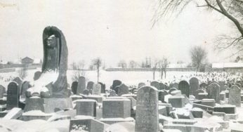 Памятник на могиле Найдуса стоял до последнего: в Гродно нашли неизвестные снимки уничтоженного еврейского кладбища
