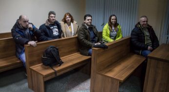 Штрафы от 10 до 30 базовых. Гродненских активистов судили за акцию против интеграции с Россией