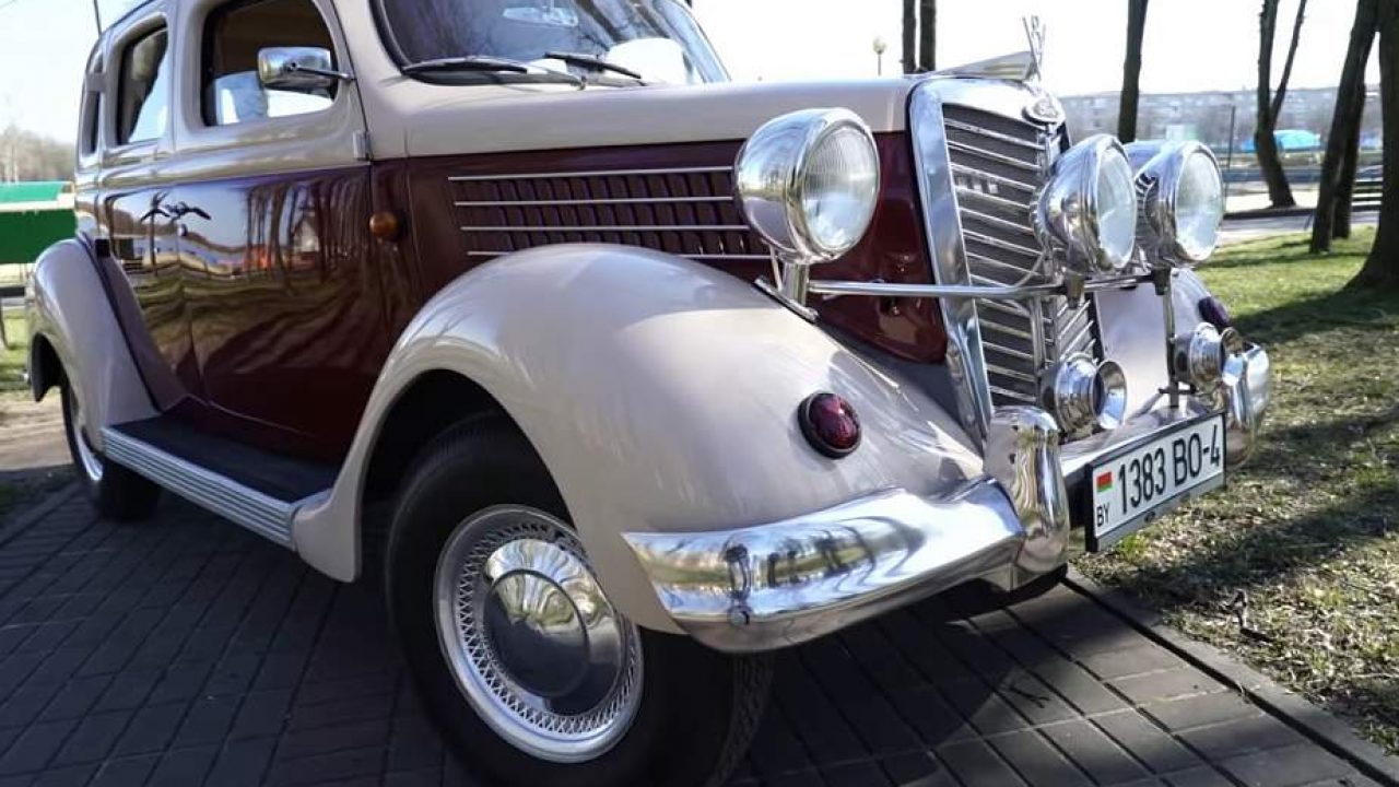 В Лиде отреставрировали Ford V8 1936 года