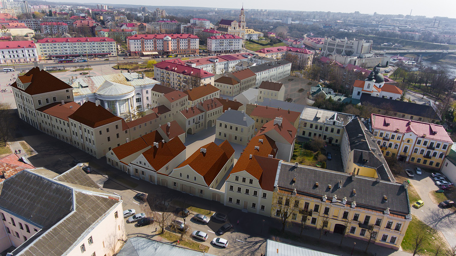 Фара Витовта, ратуша, дворец Радзивиллов. Что еще решили восстановить в детальном плане центра Гродно