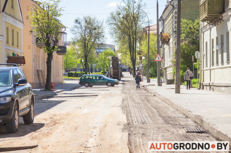 Ремонт и реконструкция улицы Ленина в Гродно 2020 фото