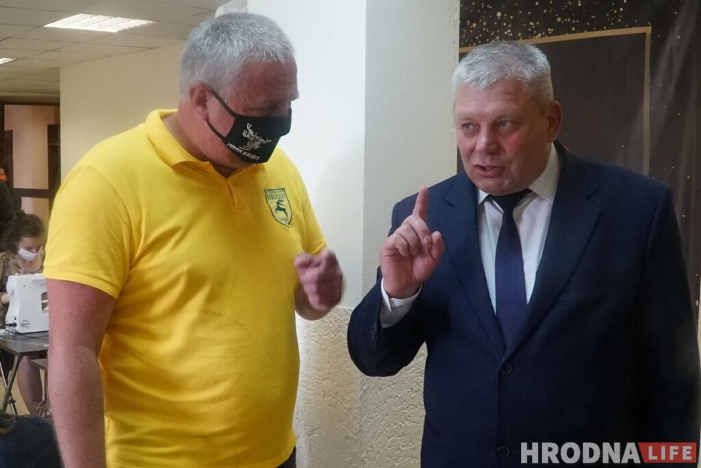 Мечислав Гой посетил волонтеров хосписа. С мороженым и поздравлениями Ежи Григенча Мечислав Гой
