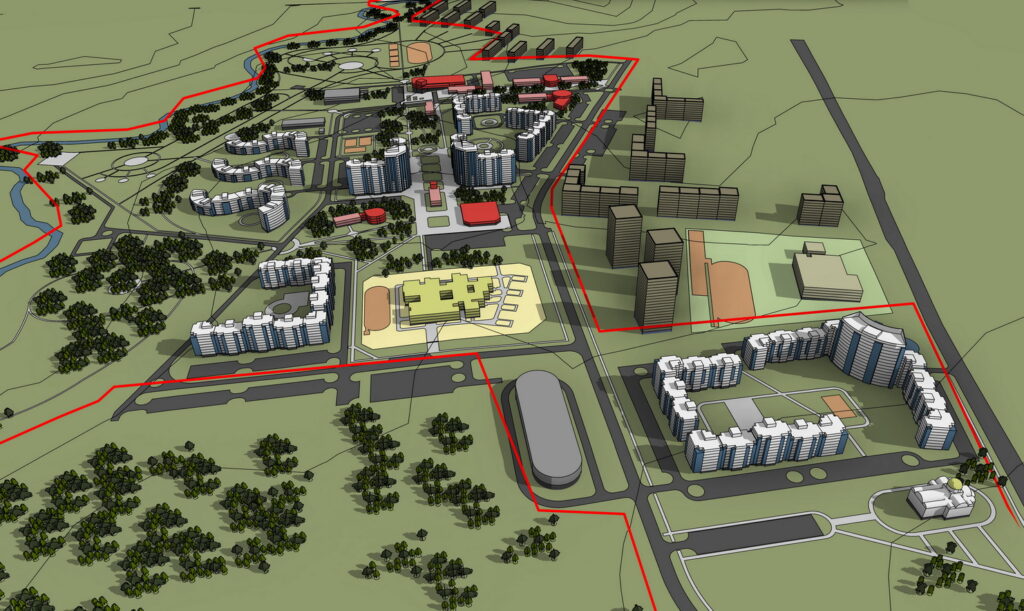 Посмотрите, каким будет новый жилой микрорайон на Фолюше. Идут обсуждения проекта