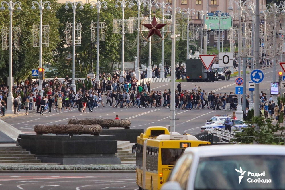 Акция протеста в Минске 14 июля 2020 г.