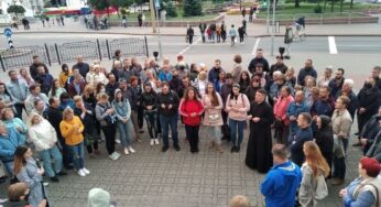 Молитва и разгон акции. Как протестовали в Гродно 31 августа