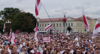 Две недели протестов: 12 000 гродненцев вышли на митинг
