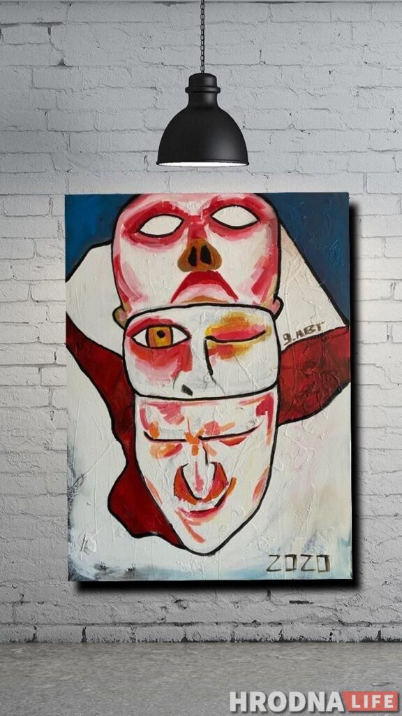 Художница из Гродно выставила на продажу картину “Revolution”. Вырученные средства пойдут на поддержку белорусов