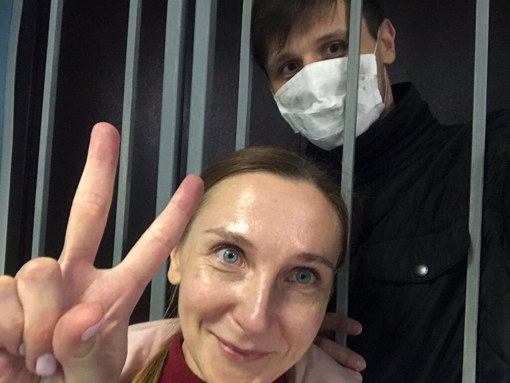 Ольга Величко и ее муж Сергей