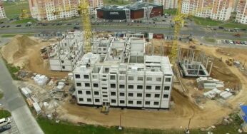 Как в Гродно строят поликлинику в Ольшанке
