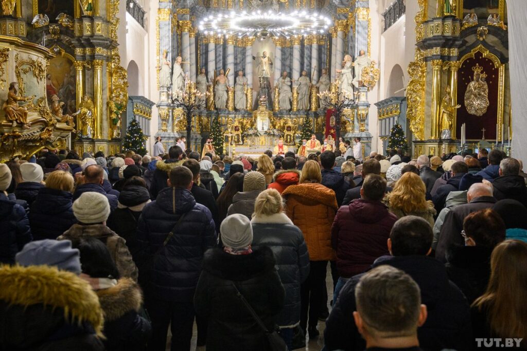 Тадеуш Кондрусевич в Фарном костеле в Гродно