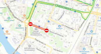 В центре Гродно на три недели закрыли улицу. Транспорт поедет в объезд