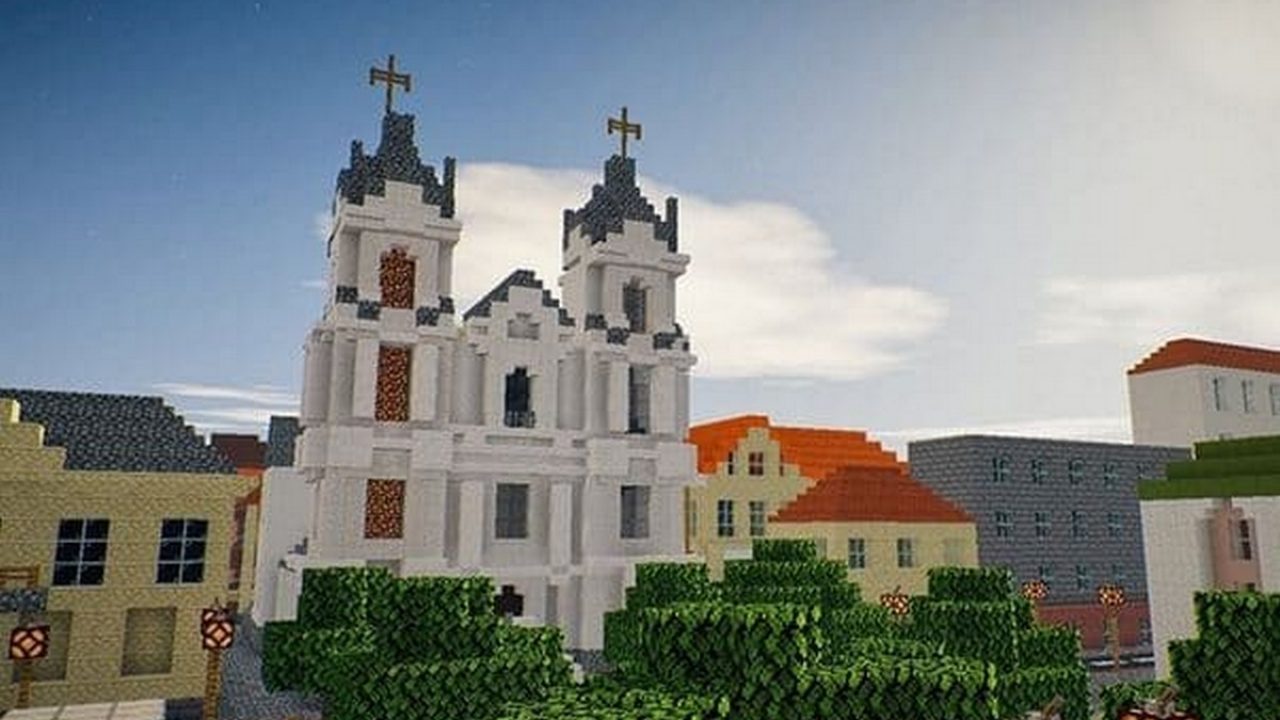 Школьник из деревни под Гродно строит Беларусь в Minecraft