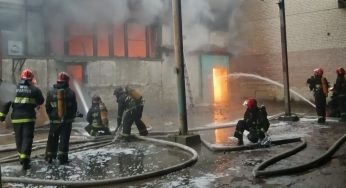 На “Гронитекс” в Гродно произошёл пожар. Что известно