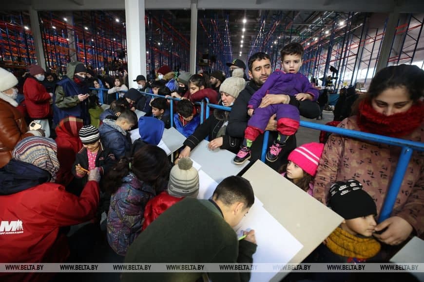 На границе проходит фестиваль "Беларусь гостеприимная" для детей мигрантов