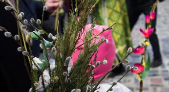 С белорусскими “котиками” вместо пальмовых веток. Православные в Гродно отметили Вербное воскресение