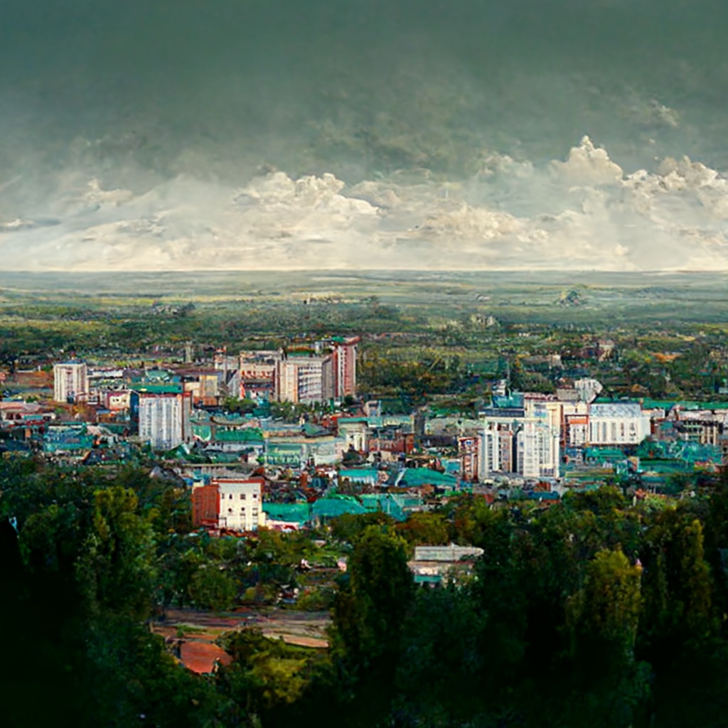 Нейросеть Midjourney показала как выглядит Гродно