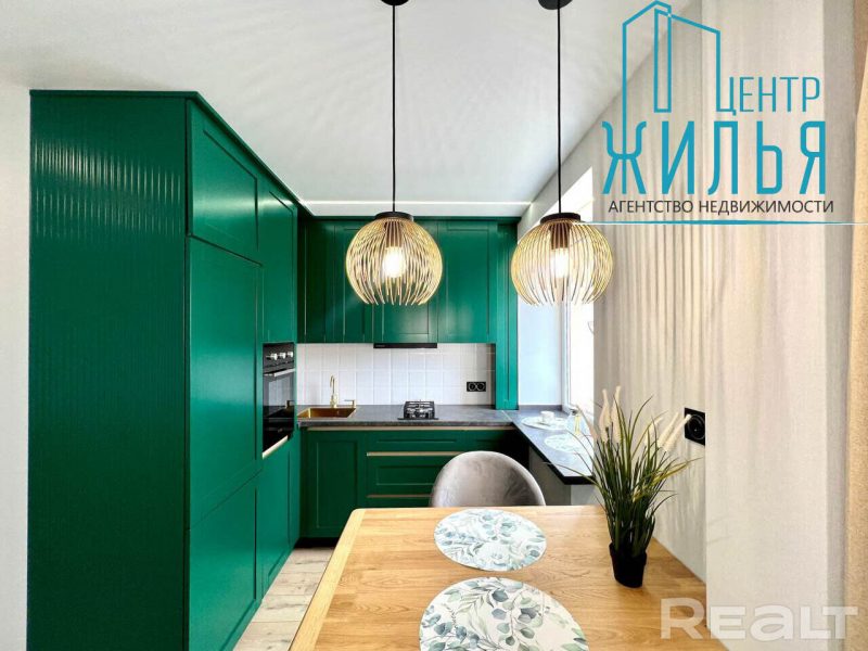 Недвижимость недели: купить квартиру с “изумрудной кухней” рядом с центром Гродно перепланированная квартира на Горького в Гродно