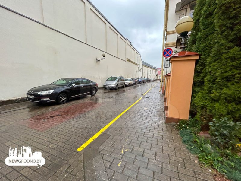 На улице Городничанской в центре Гродно запретили парковку