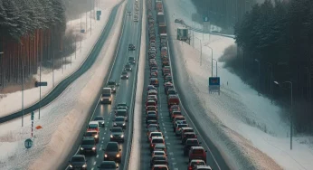 Снова очереди на границе: белорусы возвращаются после праздников в Польшу и Литву