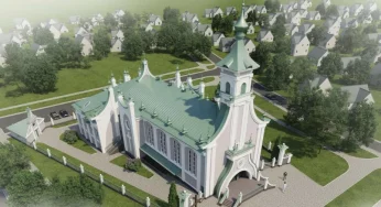 В честь местной святой, расстрелянной под Гродно. Что за костел строят в Барановичах?