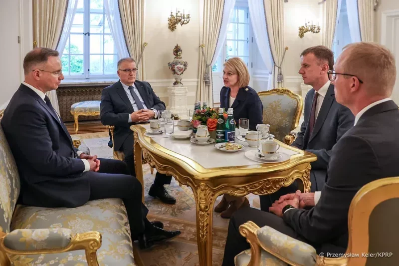 Встреча президента Польши А. Дуды с представителями Союза поляков Беларуси