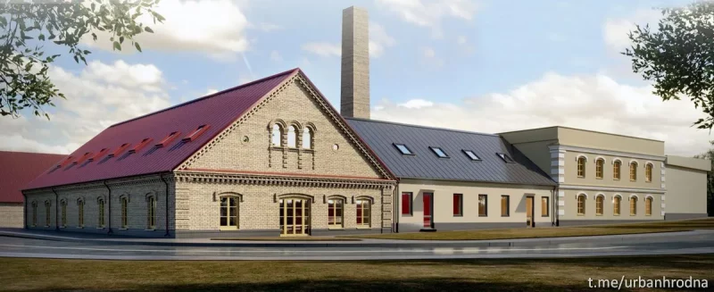 В центре Гродно реконструируют заброшенный завод XIX века. Что там сделают? Проект реконструкции кафлярней