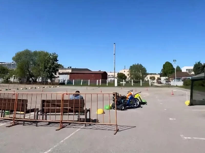 Прокат дрифт-трайков возле ТЦ OldCity в Гродно - площадка