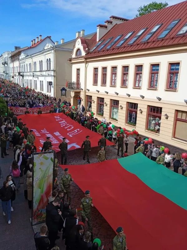 Шествие на 9 мая в Гродно