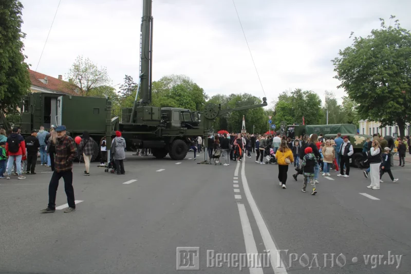 9 мая в Гродно. Фото: "Вечерний Гродно"