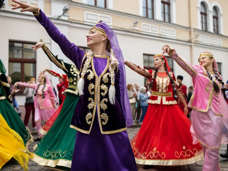 Шествие в первый день Фестиваля национальных культур в Гродно, 7 июня 2024. Фото: t.me/tusivgrodno