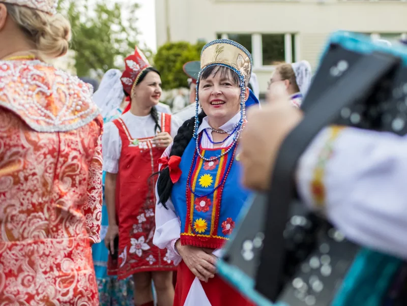 Шествие в первый день Фестиваля национальных культур в Гродно, 7 июня 2024. Фото: t.me/tusivgrodno