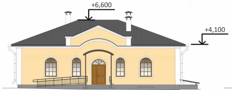 Проект приходского дома храмового комплекса на Магистральной. Источник: Гродненский горисполком