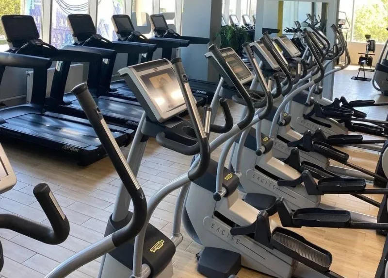 Фитнес-зал.