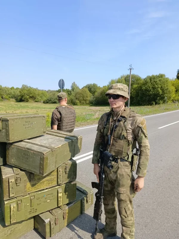 Блокпосты под Волковыском. Источник: "На западном рубеже"