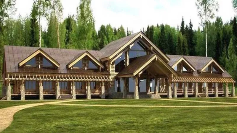 На Августовском канале появятся гостиница и поле для гольфа  Рендер проекта гостиницы в парке "Августовский канал". Источник: grodnoinvest.by