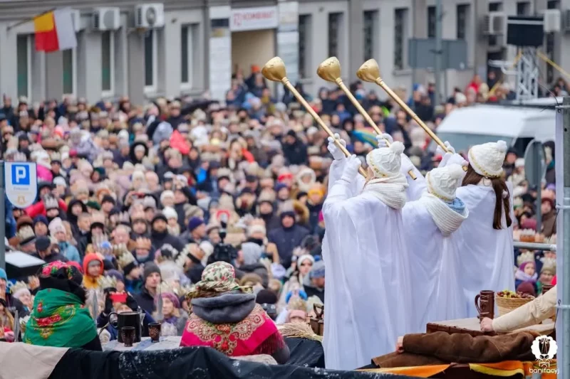 Процессия на празднике "Трех королей" в Польше