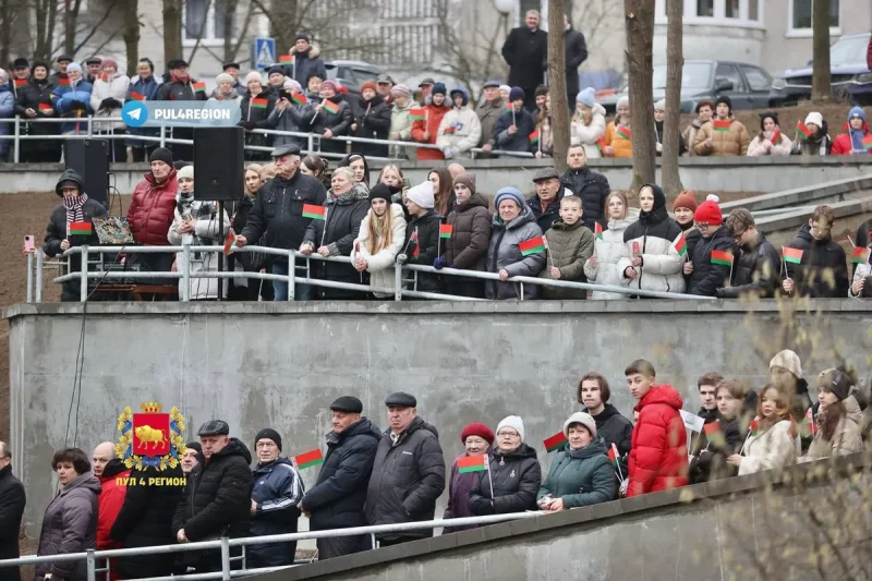 Открытие моста на Фомичева в Гродно. Фота: Пул 4 Регион