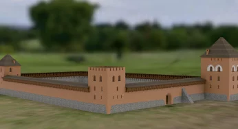Появилась 3D-реконструкция Кревского замка с третьей башней — вот как это выглядит