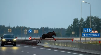 Гродненские власти оградят трассы от диких животных. Предыдущие попытки оказались неэффективными 
